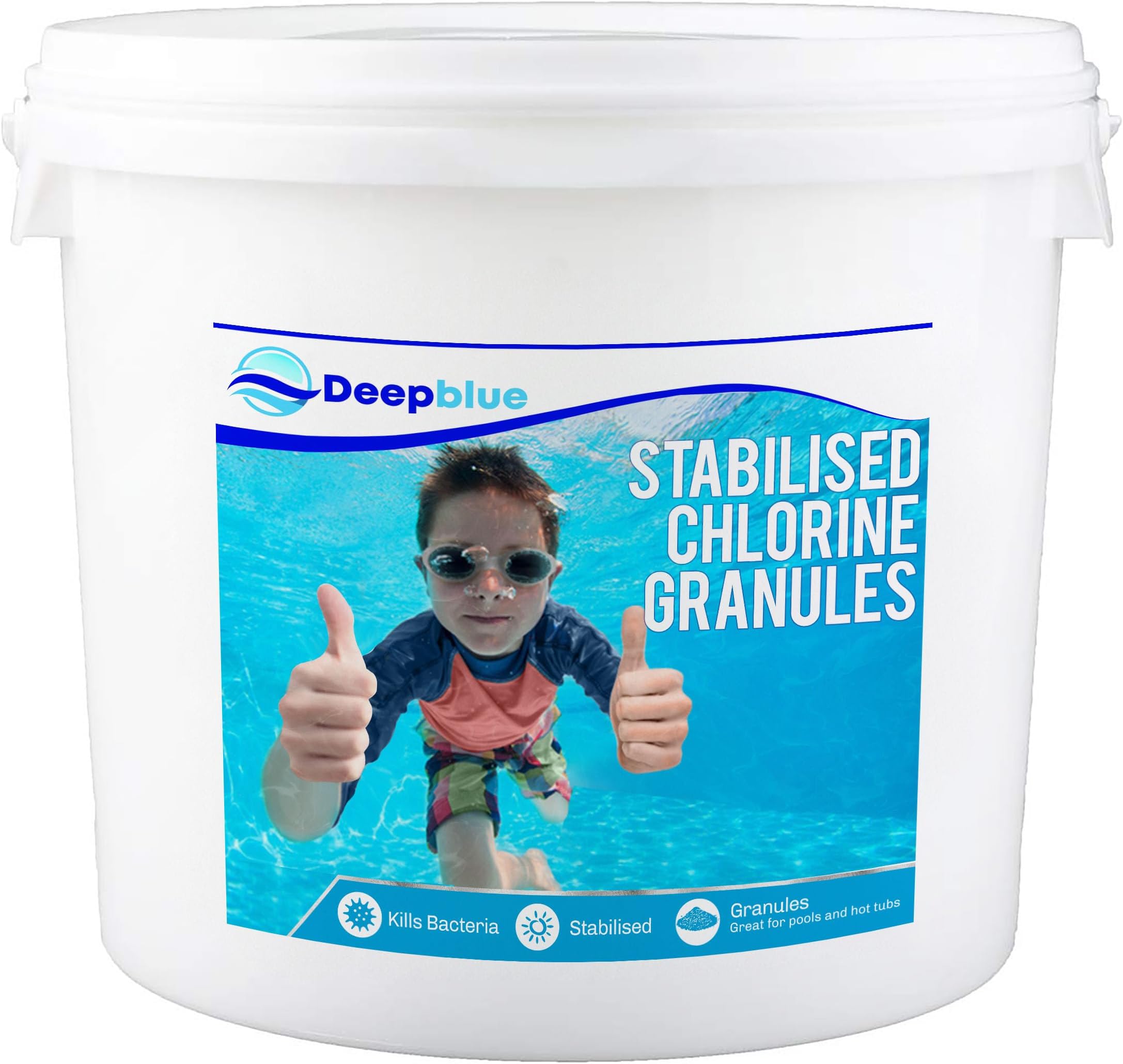 Deep BlueProfessional - Stabilised Chlorine Granules 10kg Rapid dissolve Neutral PH