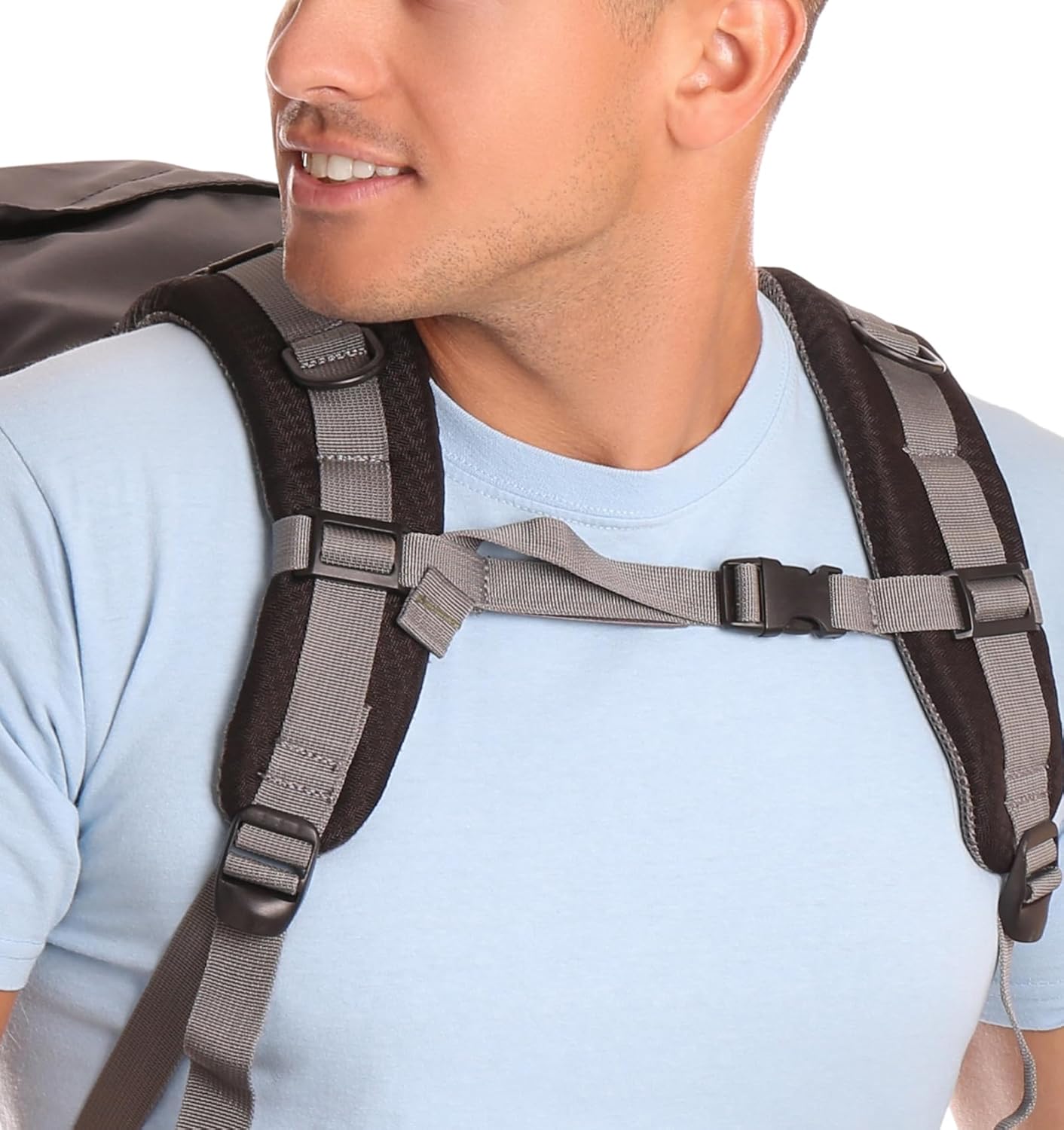 10PCS Plastic Buckle, 1 Inch Dual Release Quick Side Plastic Clips for Straps, Buckles for Backpack Dog Collar Belt Nylon Webbing Strap Replacement - Image 3