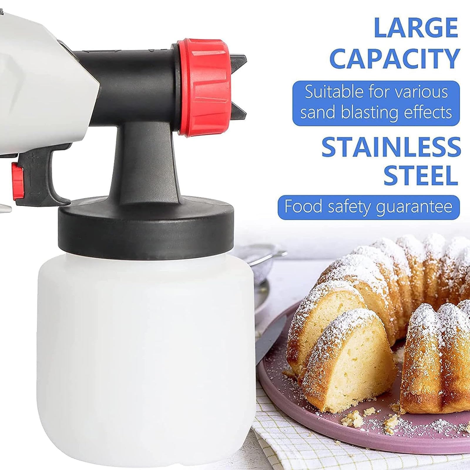 チョコくん　　スクースプレー Amazon.co.jp: 800W ケーキ用チョコレートスプレーガン、電動ペイント