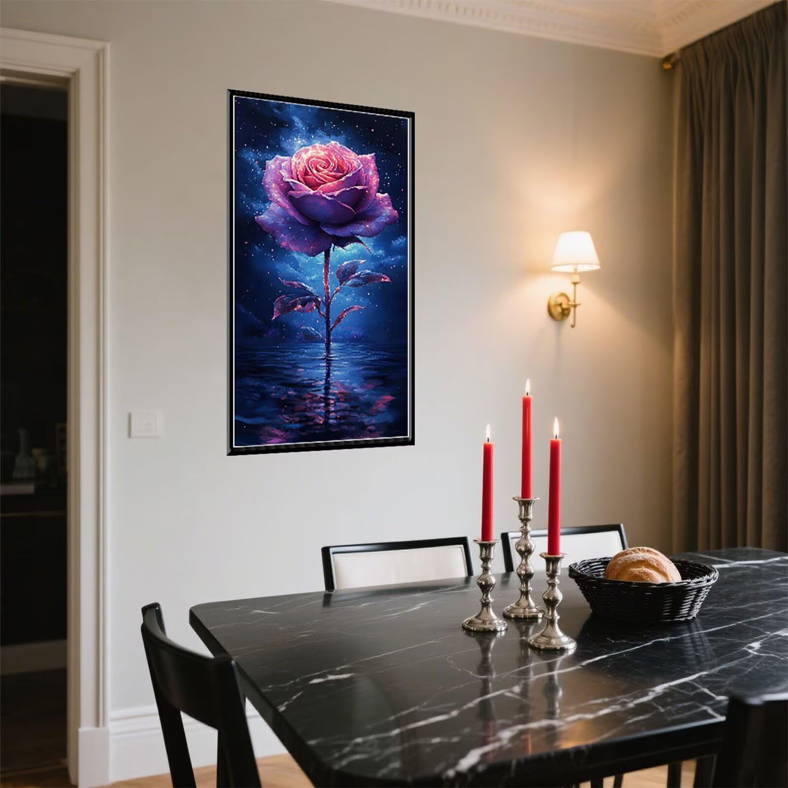 5D Diament Malarstwo Kwiat Rzemiosło Dorośli Dla Dzieci DIY Rysunki Z Sztuką Diamenty Dziewczyna Diamentowe Obrazy Sen Ścieg Krzyżowy Diament Zestaw Do Malowanie Z Akcesoriami Początkujący 90x180cm f