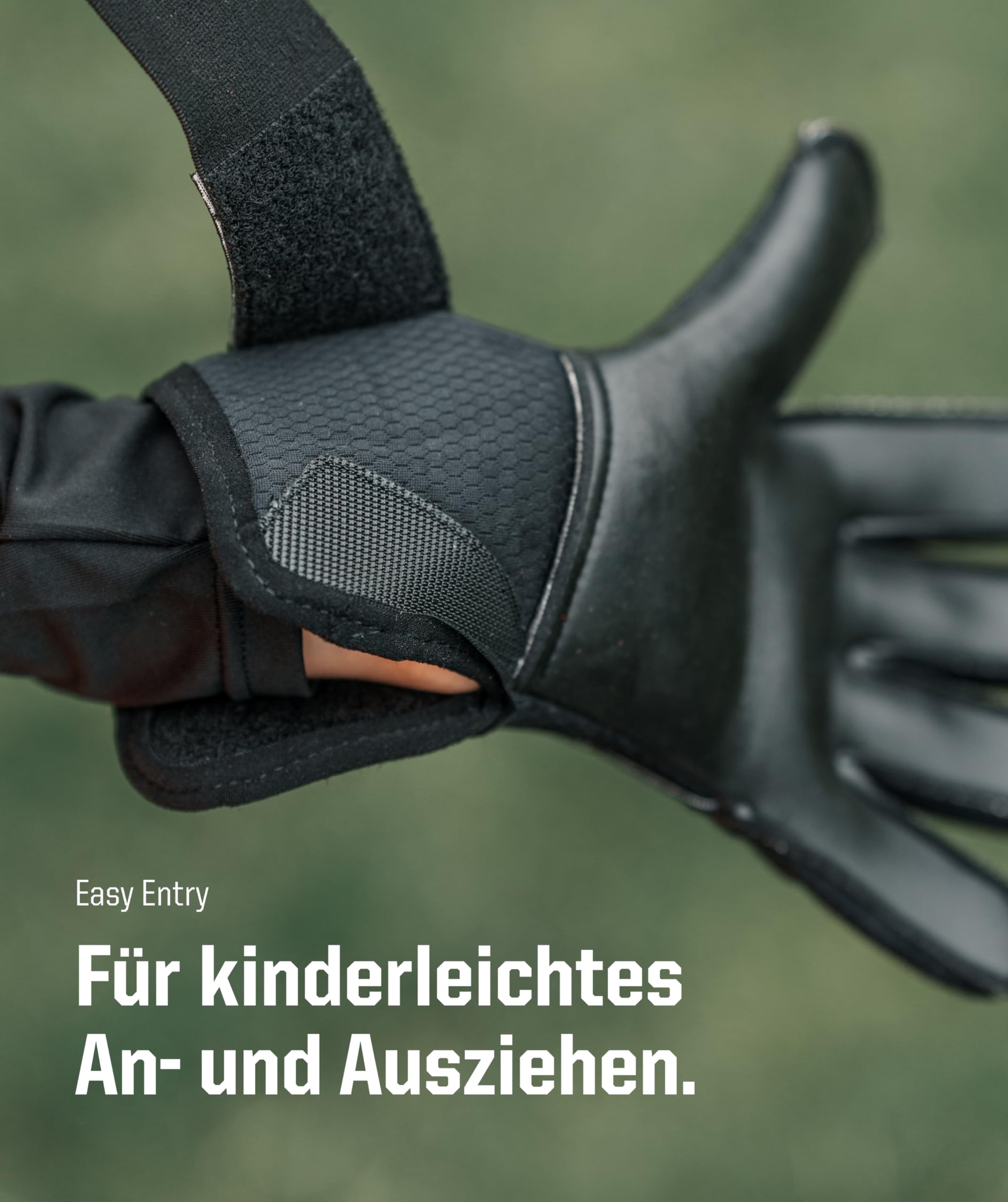 T1TAN Torwarthandschuhe Kinder Rebel Junior, Größe 4-6, Tormannhandschuhe Jungen, Torhüterhandschuhe Mädchen, Fußball Torwart Handschuhe 6-11 Jahre