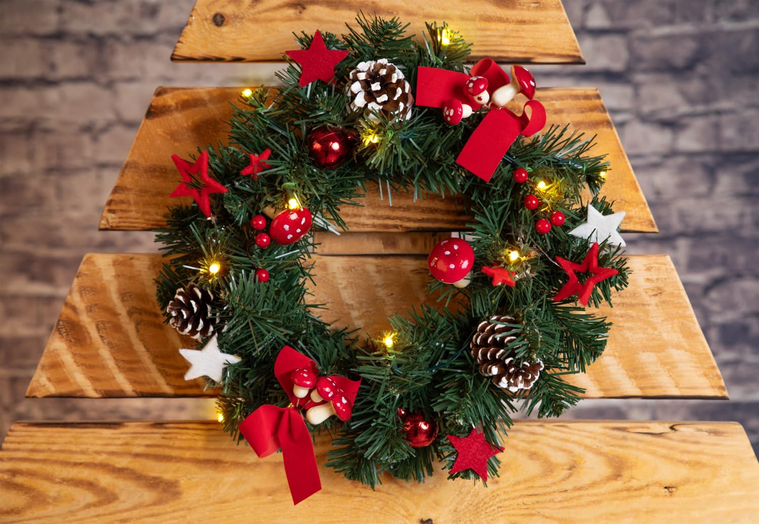 Kerstkrans 30 cm kerstversiering krans voor deur, kerstslinger met klokken en strik, kerstdecoratie, vakantie, feest, bruiloft, huis, tuin, decoratie, winter, kerstvakantie, decoratie (A Kerstkrans 30 cm kerstversiering krans voor deur, kerstslinger met klokken en strik, kerstdecoratie, vakantie, feest, bruiloft, huis, tuin, decoratie, winter, kerstvakantie, decoratie (A
