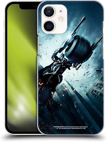 Head Case Designs Officially Licensed The Dark Knight Batman Batpod Key Art Hard Back Case Compatible with Apple iPhone 12 Mini