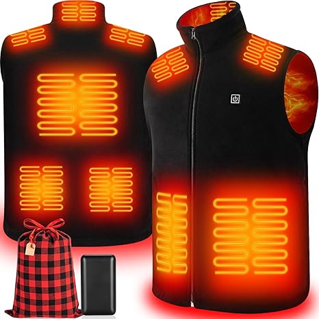 Heated Vest for Men and Women With 20000mAh Battery Pack Included, Warm Rechargeable Size S-XXL