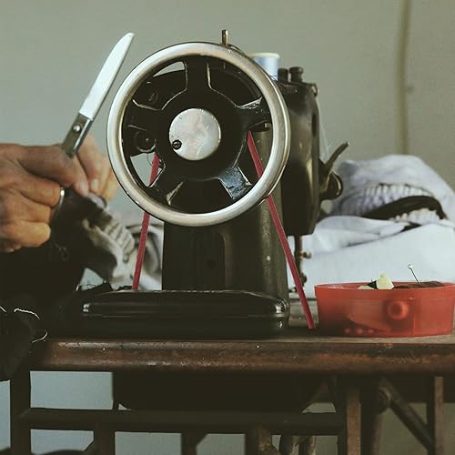 Miniatura 7 de Ciieeo Kit de costura para máquina de coser Cinturón de banda de rodadura real Cinturón de goma de repuesto para máquina de coser Piezas para