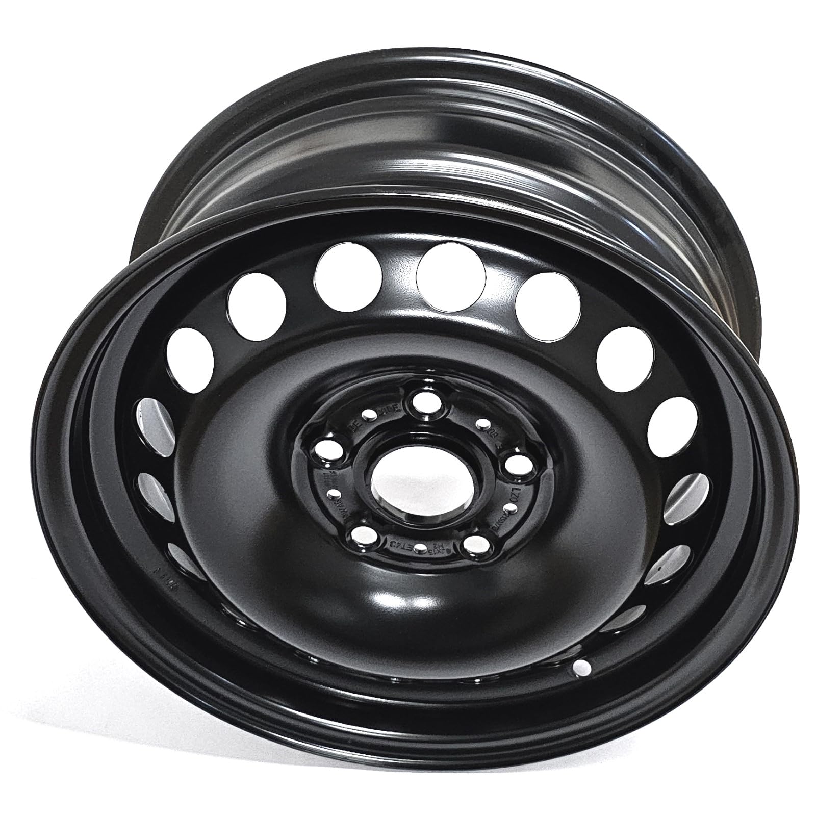 Volkswagen 5Q0601027BN03C Stahlfelge (1 Stück) Felge 15 Zoll Stahlrad 6Jx15H2 ET43 5/112 schwarz
