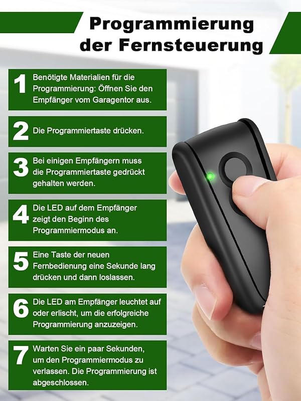 Wvoillty 433.92 MHz Garázskapu Távirányító 2 Csatornás Kézi Adó Ecostar RSC2 RSE2 RSZ1 Liftronic