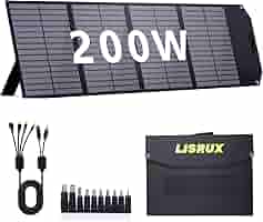 Amazon.com : 200W Portable Solar Panel, Foldable Solar Panel