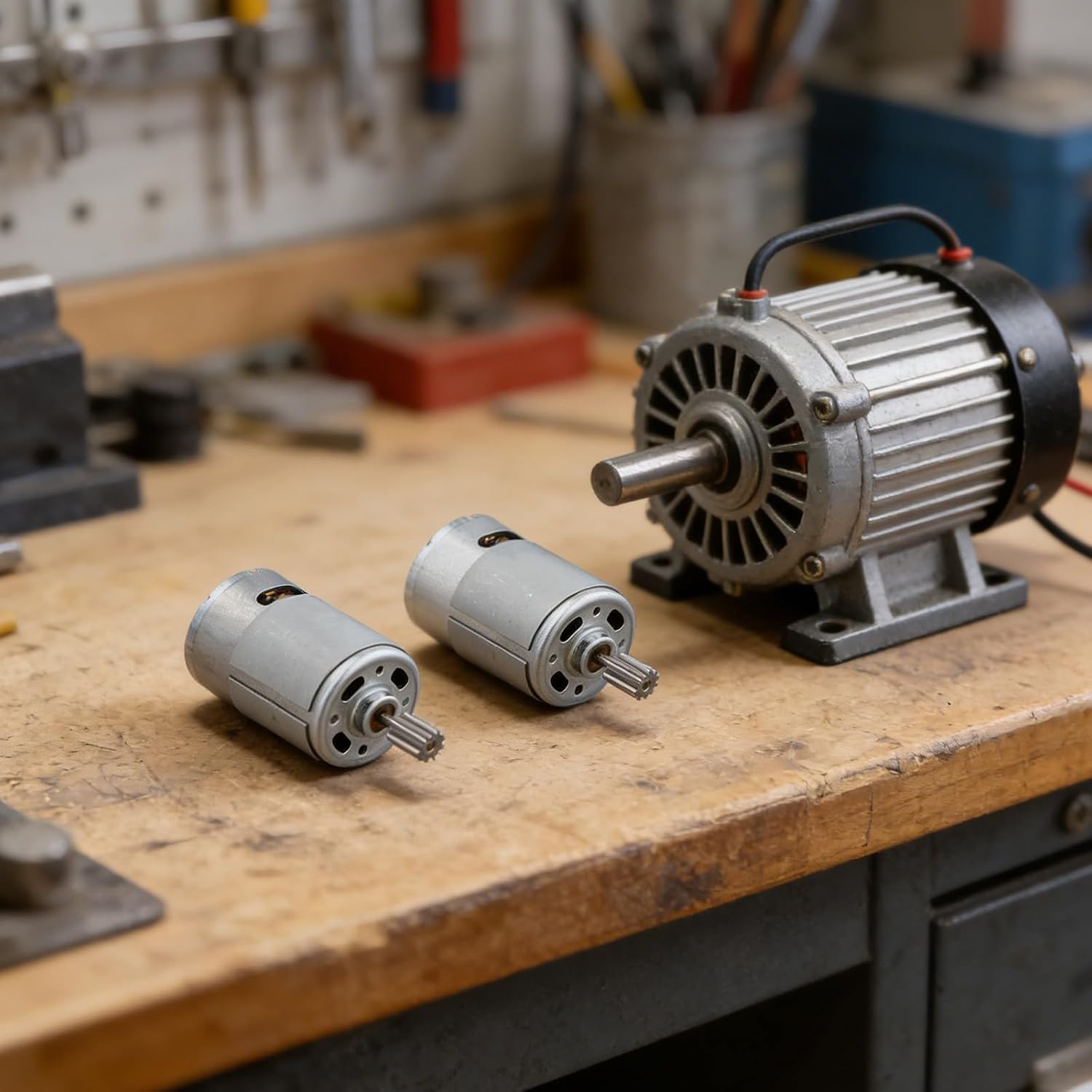 Set Of 2 RS550 24 Volt 40000 RPM Electric Motors With Pre Installed Gear For Easy Replacement And Upgrade With 10T Gear For Ride On Car, High DC Replacement Motors With Quick Connectors