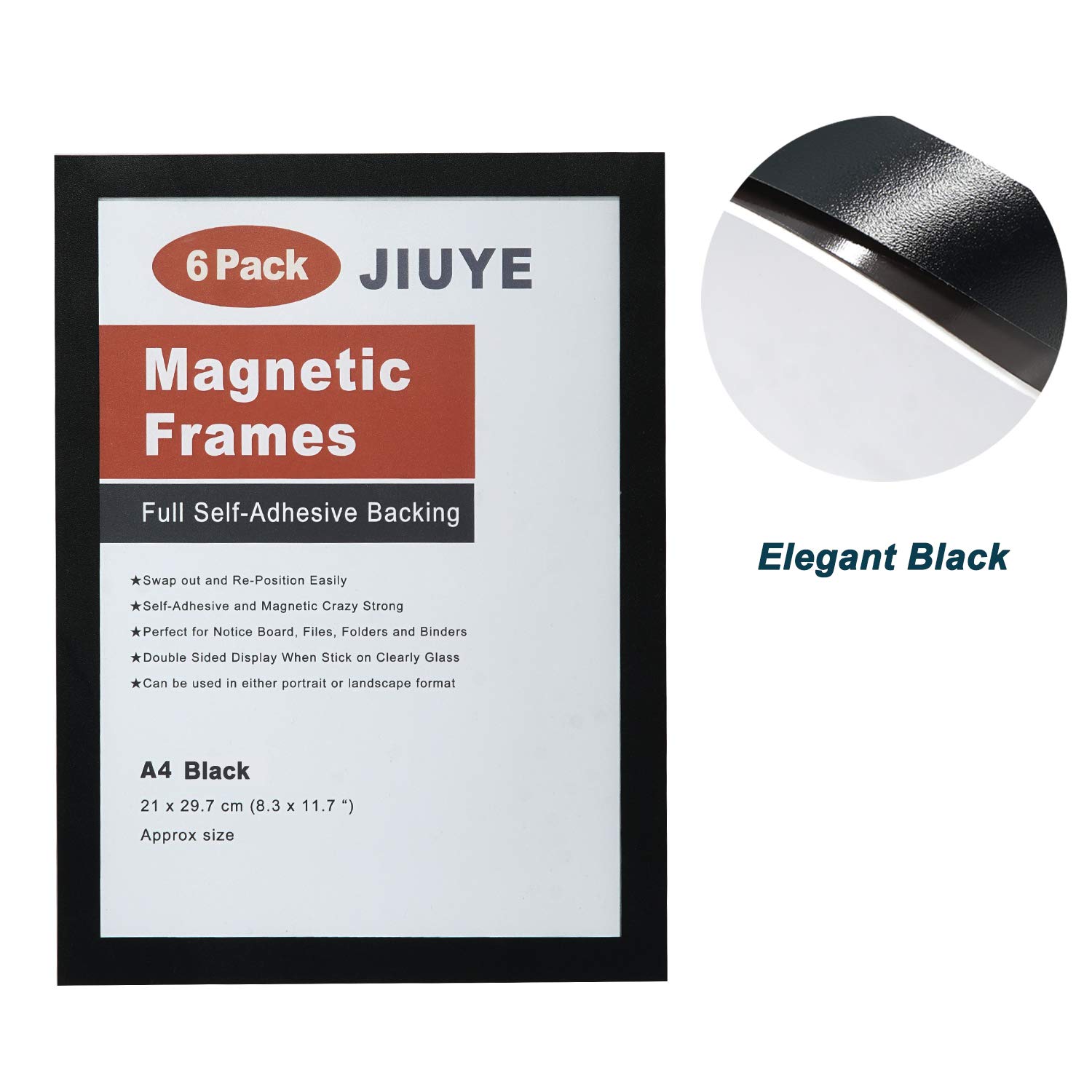 Buy A4 Sign Holder,Plastic Display Frame with Strong Magentic Border & SelfAdhesive