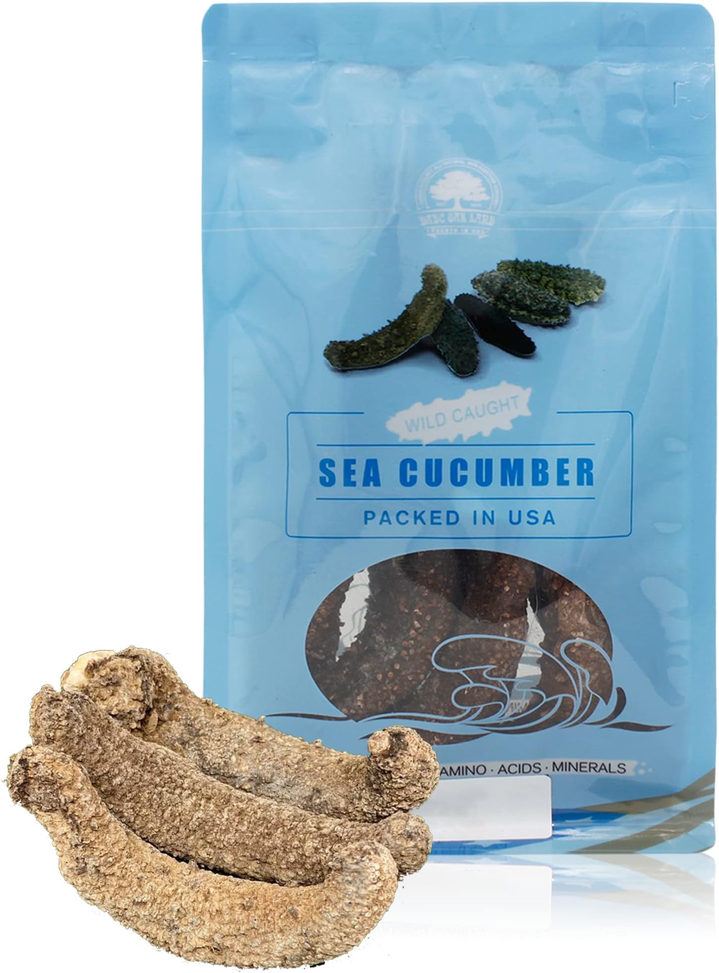 DOL Wild Alaska Red Sea Cucumber ้็้ฟๆๆฏๅ ็ด
ๆตทๅ ๏ผDried Sea Cucumber๏ผ- in Bag (Medium 8oz/bag)