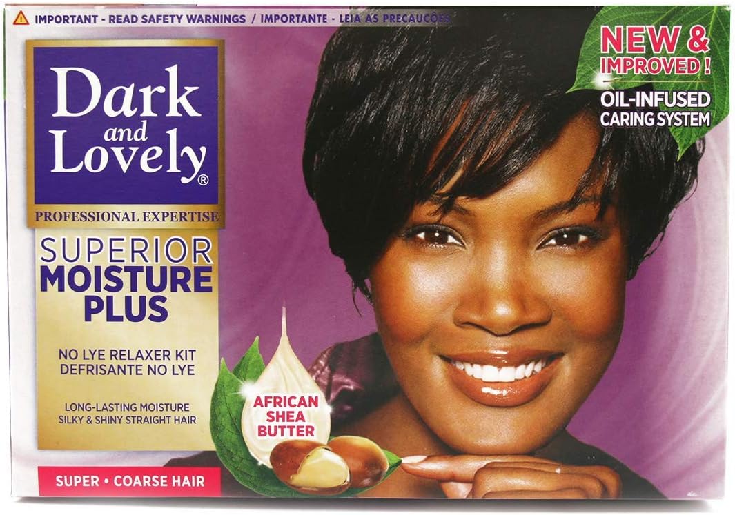 Dark & Lovely Relaxer with Moisture Seal Plus Shea Butter Kit, Super #Imported