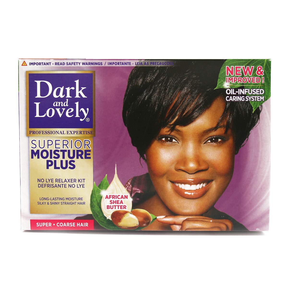 Dark & Lovely Relaxer with Moisture Seal Plus Shea Butter Kit, Super #Imported