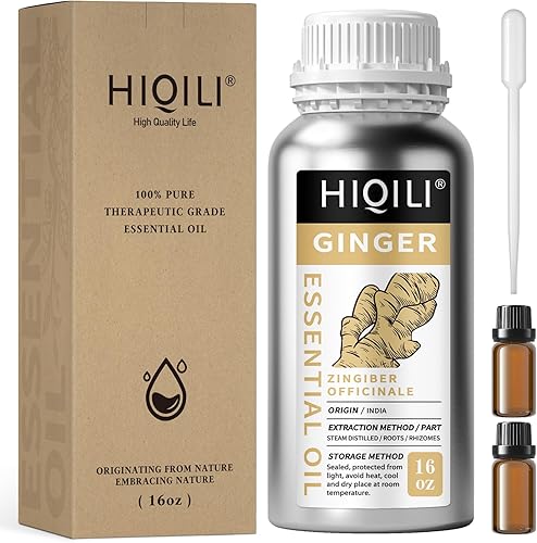 Miniatura 798 de HIQILI Aceite esencial de albahaca de 1 fl oz, 100% puro sin diluir para la piel, difusor, 1.0 fl oz