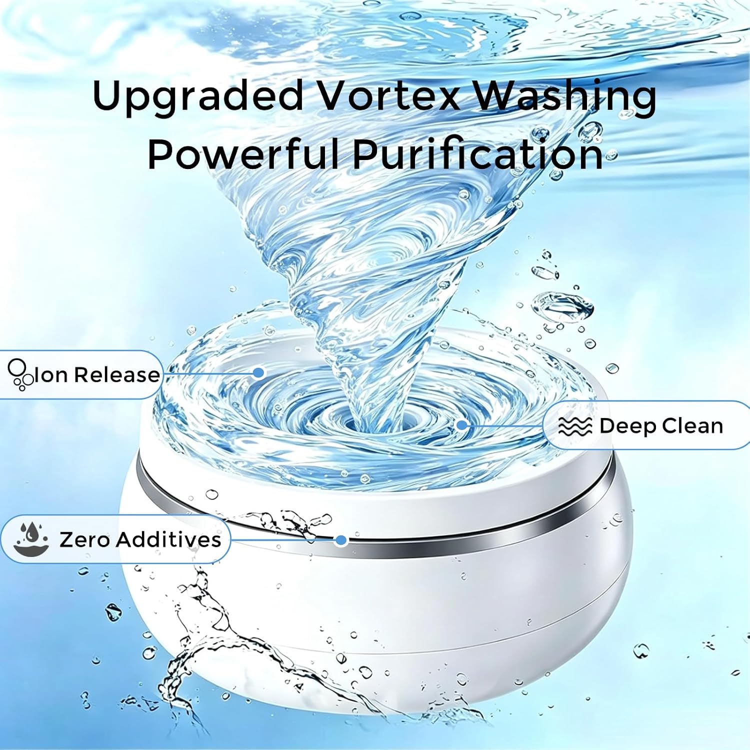 Fruit and Vegetable Wash Wireless Ti Electrolysis Purifier for Home Kitchen
