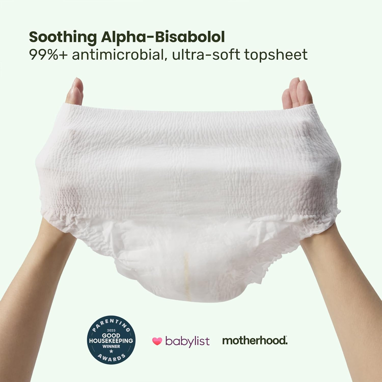 Parasol Clear+Dry Natural Disposable Diaper Pants, RashShield Protection and Active 360 Comfort Wrap, Hypoallergenic Training Diapers, Size 4 (2T-3T), 96 Count