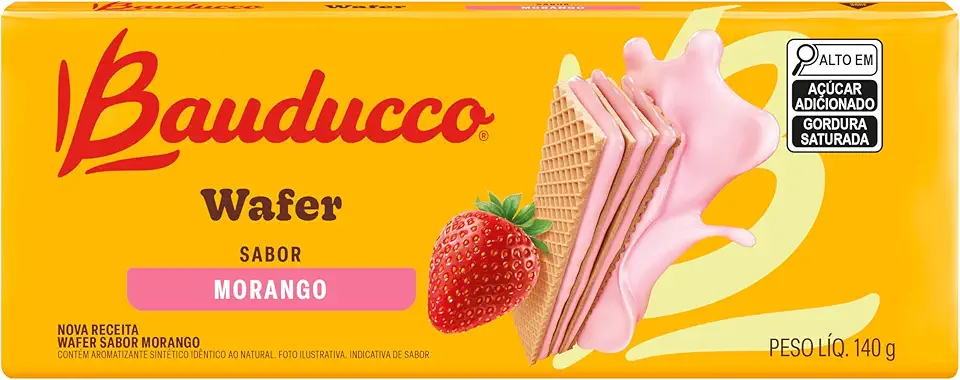 Wafer Morango Bauducco 140g