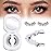 QUEWEL Magnetic Eyelashes, Reusable No Glue Needed Magnetic Eyelashes Kit with Applicator Lash Clusters Kit without Eyeliner So Soft and Easy to Wear and Remove (G-RC01)