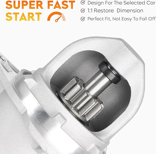 Miniatura 2 de Motor de arranque para Chevy Trailblazer EXT 06 4.2L, Trailblazer 06-07, Colorado 07 2.9L, Hummer H3 07 3.7L, Saab 9-7x 06-07, Isuzu i-370 i-290 07,