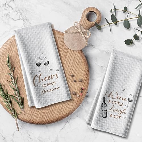 Miniatura 6 de Divertidas toallas de cocina, toallas temáticas de cocina, 14 x 26 pulgadas, toallas de mano, paños de té, regalo para amante, anfitriona,