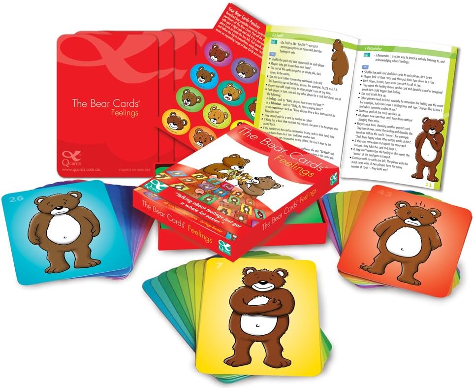 The Bear Cards: Feelings Paperback – October 1, 2012