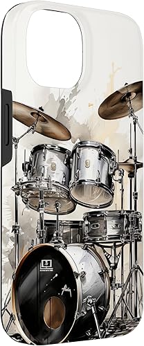 Miniatura 6 de Funda para iPhone 11 Vintage Drum Set Drawing