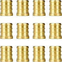 Vista 45 de SUNGATOR Accesorios Pex de 1 pulgada, paquete de 2 acoplamientos Pex de 1/2 pulgada, sin plomo de latón, accesorios Pex de 1 pulgada para tubería Pex