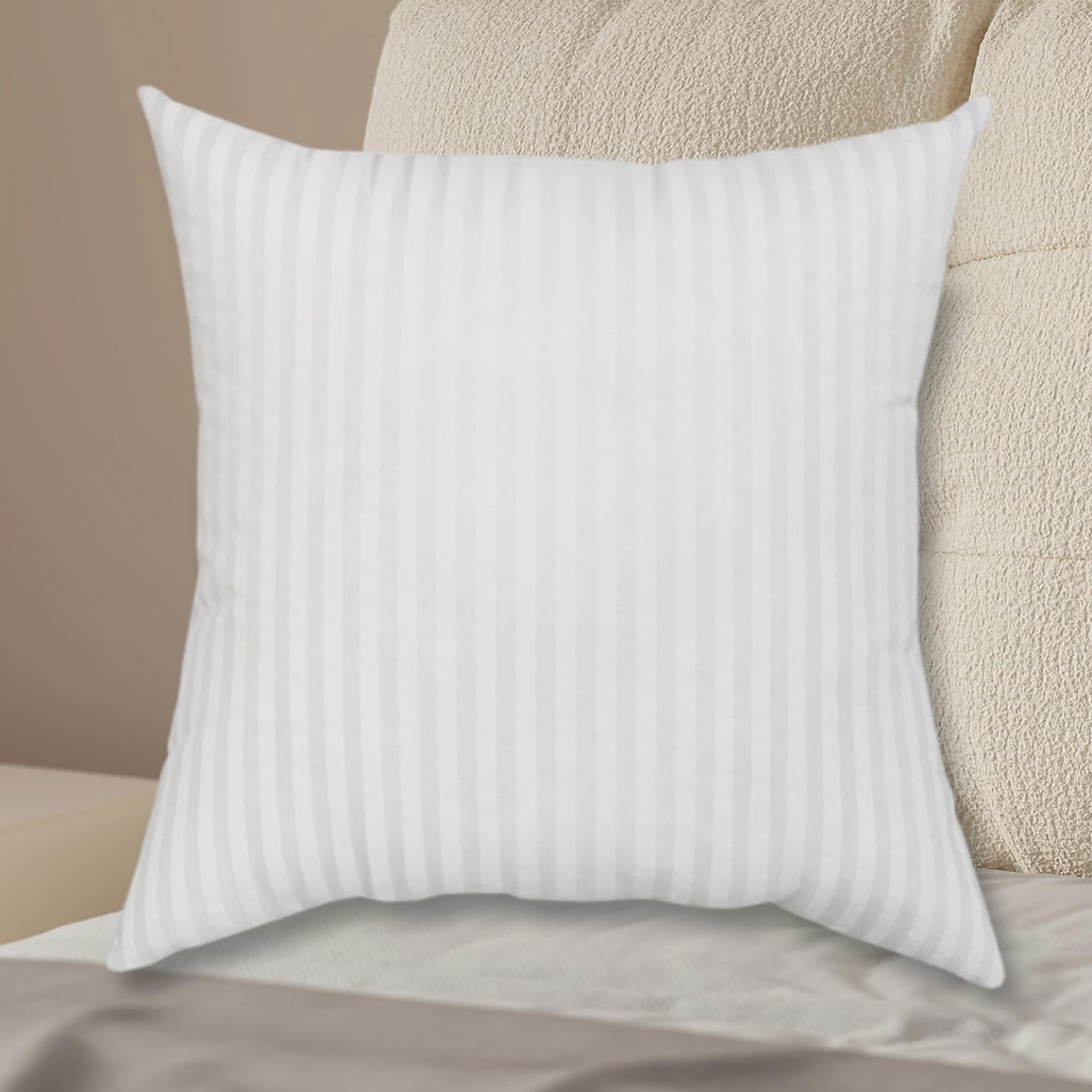 Inserti per cuscini 17x17 morbidi traspiranti lavabili bianco per divano letto