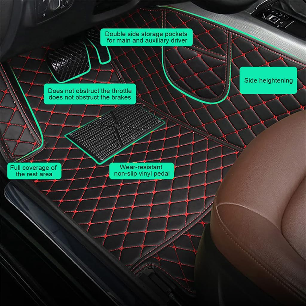 Auto Fußmatten Leder Für Lexus NX 350 - Allwetter Bodenmatten Set