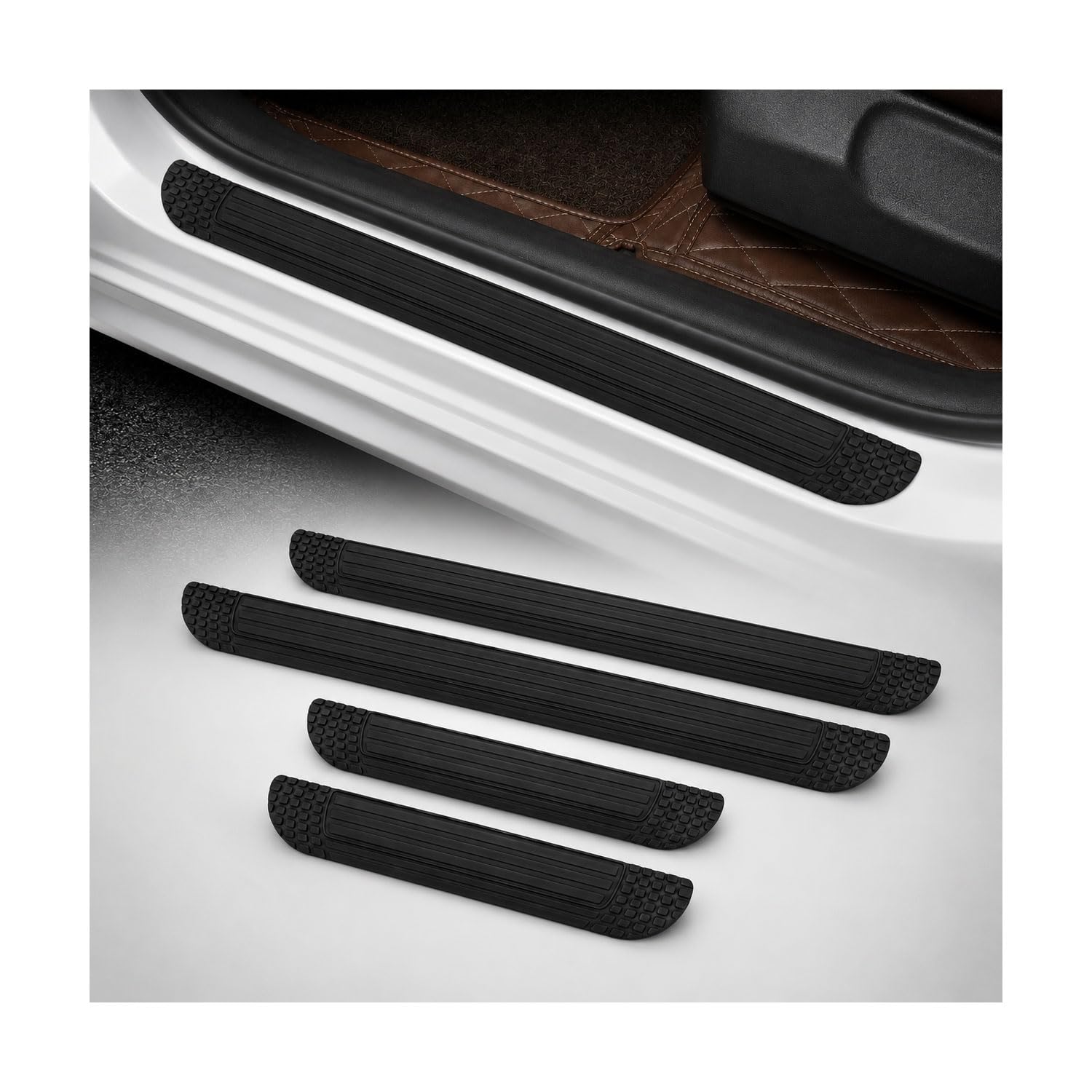 Protector de umbral de puerta Saab 9-5 ideal para viajes familiares