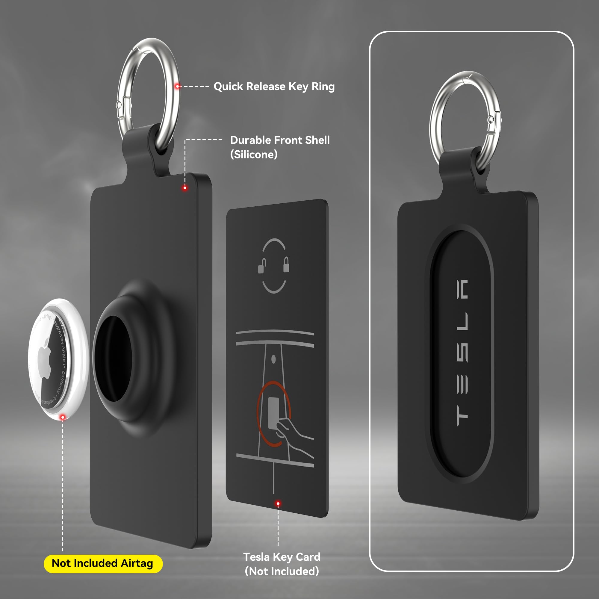 Tarjetero Molazer Para Tesla Model 3 Y Model Y, 100% S | Meses Sin Interés