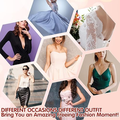 Miniatura 8 de COMNICO Cubierta de pezón, adhesivo de silicona para orejas de conejo, almohadillas ultrafinas para pezones, sujetadores invisibles reutilizables