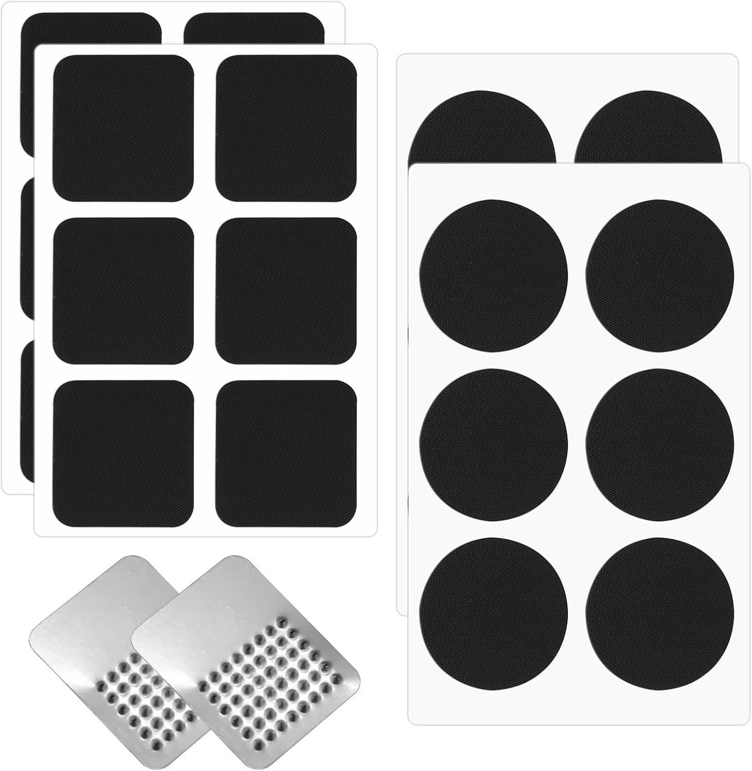 26Pcs Bike Tire Patch Repair Kit, Round Inner Tube Patch