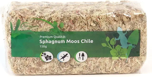 Chile Sphagnum Moss for Terrarium and Orchids, 150 g