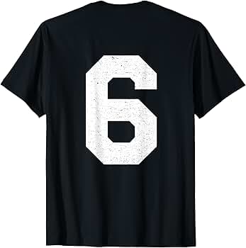 6（roku）Number T-shirt Are You Different 6（roku）Number T-shirt Are You Different ZX-6R T-Shirt