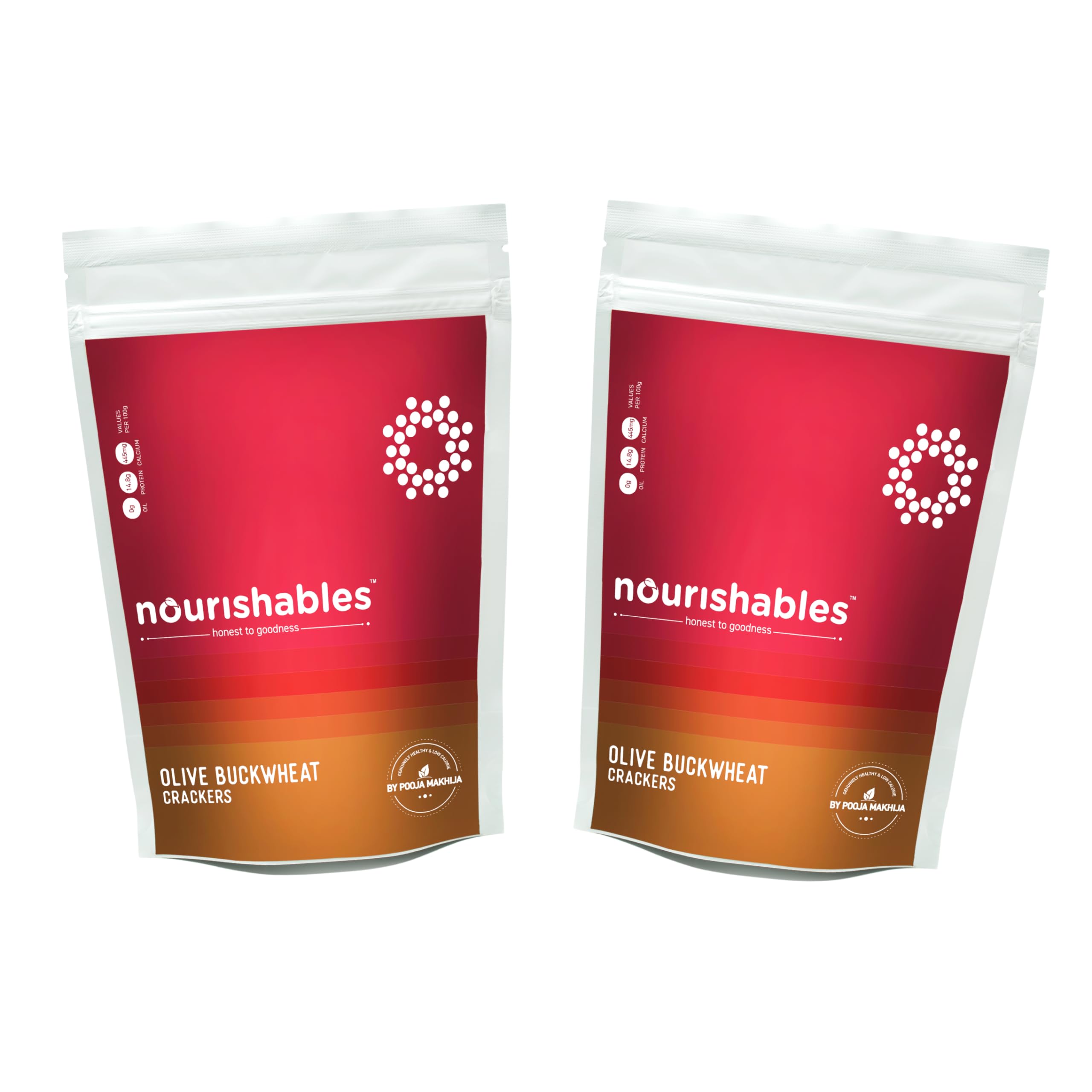 Nourishables by Pooja Makhija: Olive Buckwheat Chips & Crackers, Pack of 2, Gluten-Free, Vegan, High Fiber, Antioxidant-Rich, Healthy Snacking Option (B0BWTZH167) Amazon Price History, Amazon Price Tracker