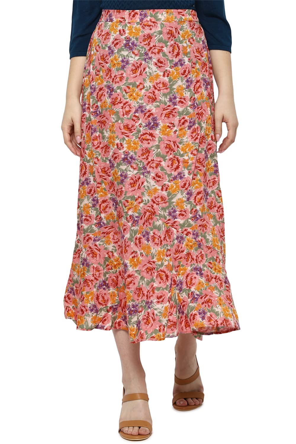 American Eagle OutfittersPolyester Fit and Flare Skirt