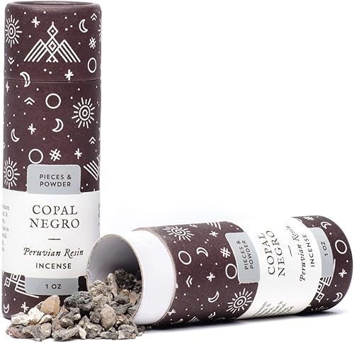 Shamans Market Incienso de Resina Copal - Negro Peruano - Negro - 1 oz