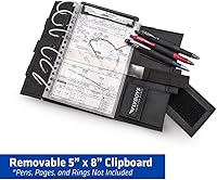 Vista 3 de Piernógrafo para pilotos IFR/VFR Flyboys, color negro