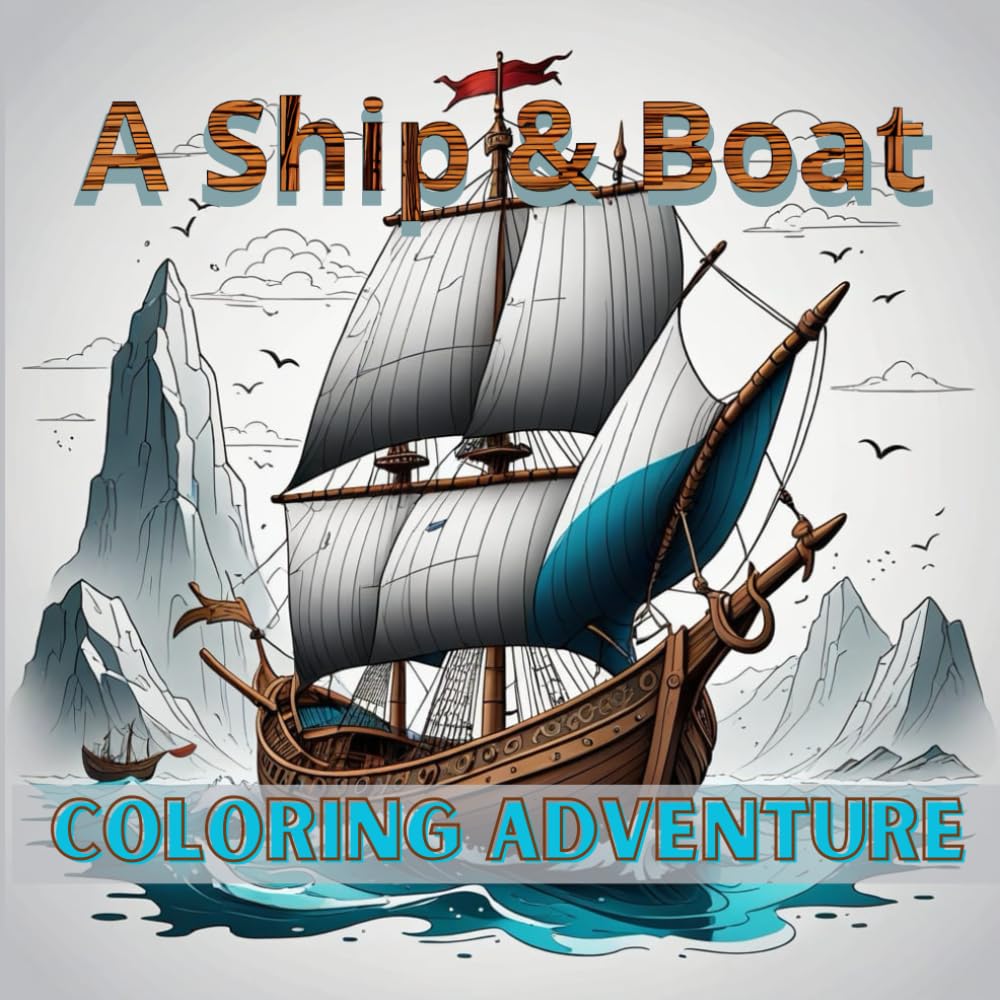 A Ship & Boat Coloring Adventure