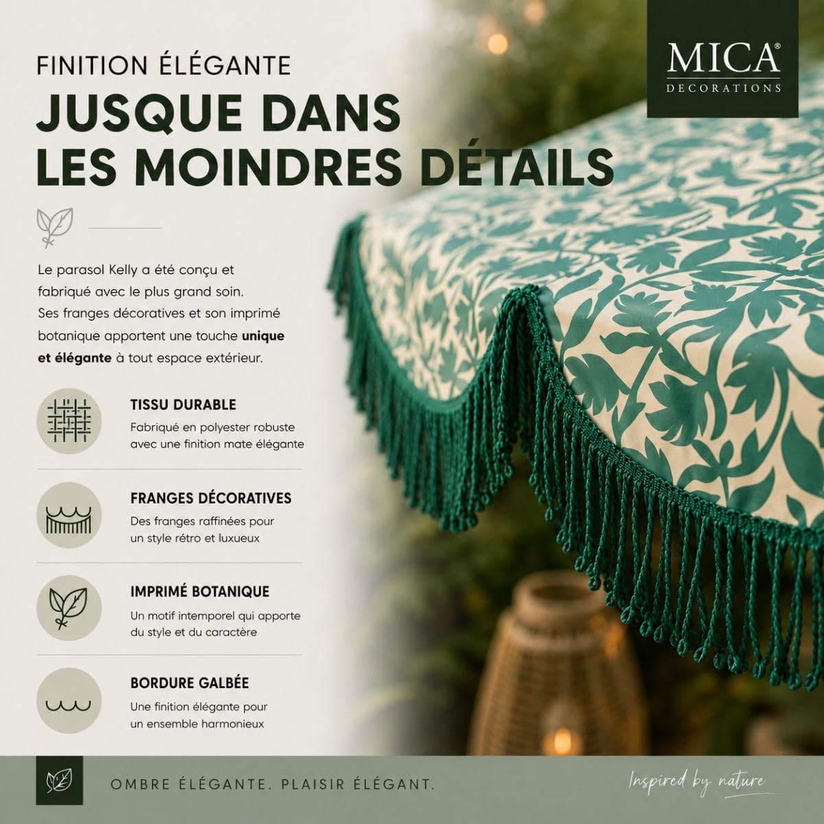 MICA Decoration Kelly Parasol