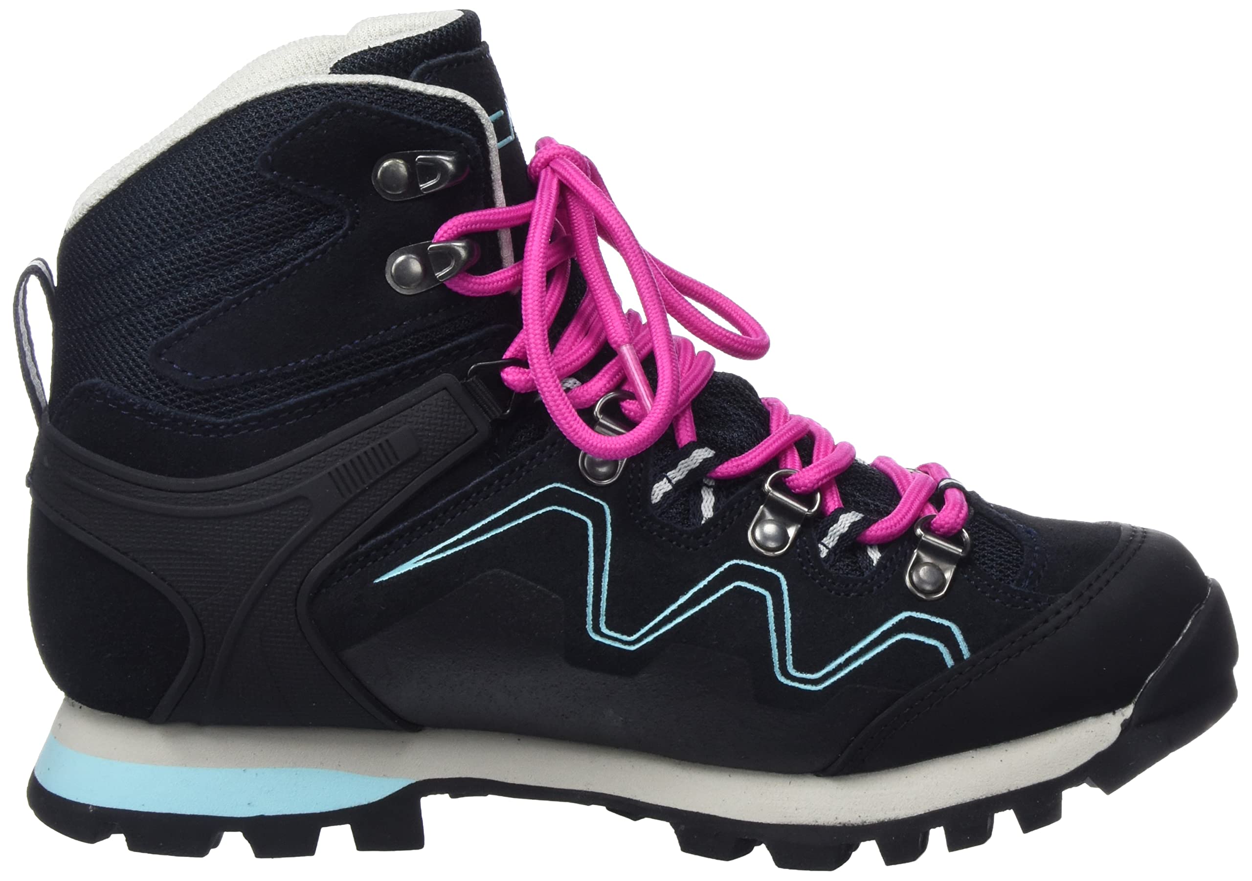 CMP Femme Athunis Mid Wmn Wp trekking shoes, Noir, 42 EU