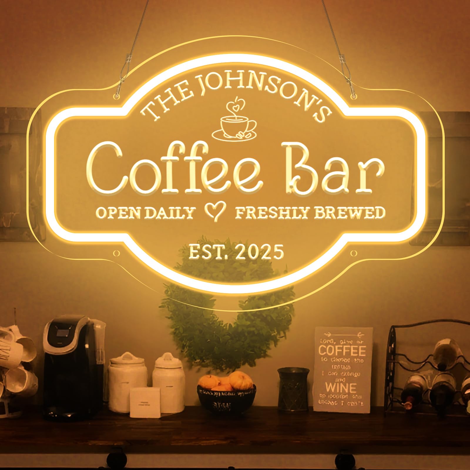 Personalised Cafe Sign