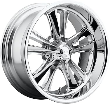 Foose F097 Knuckle 17x7 5x4.5" +1mm Chrome Wheel Rim 17" Inch