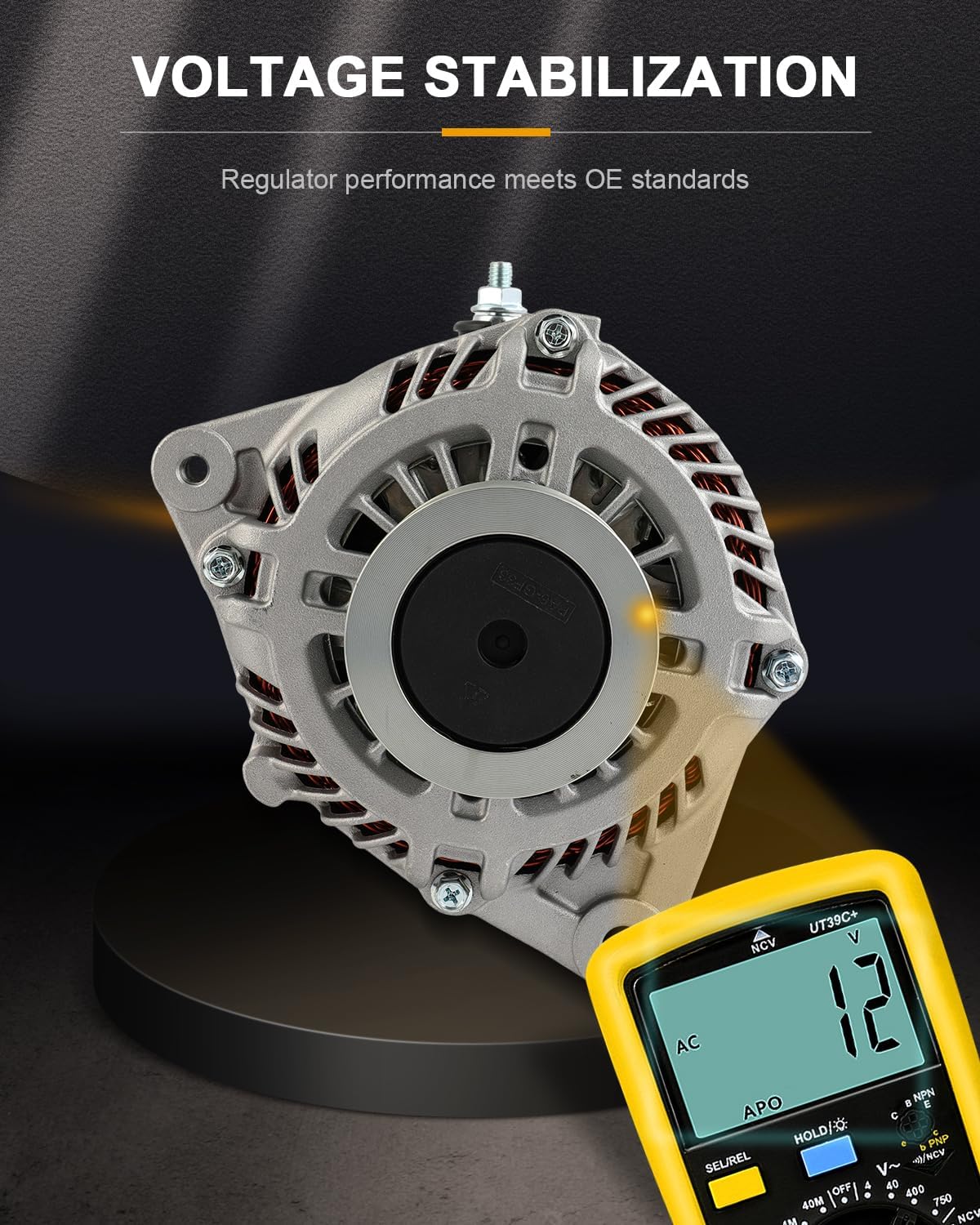 ROADFAR New Alternator Compatible 2005-Up Nissan for Navara & Pathfinder Applications with 2.5L Engines, OE 23918N