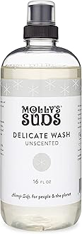 Delicate Wash Liquid Laundry Soap | Clean, Simple Ingredients | Gently Removes Stains and Deodorizes | Unscented, 16 fl oz