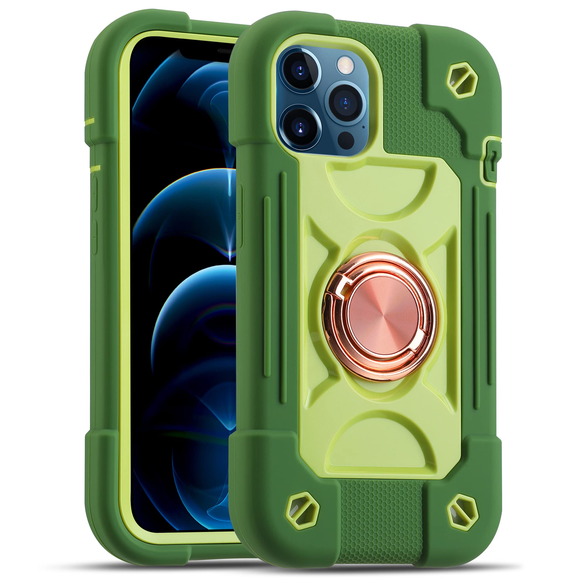 Price History Of MARKILL Plastic, Silicone Compatible With IPhone 15 Pro Max Case 6.7 Inch With Double Ring Stand, Heavy-Duty Military Grade Shockproof Case Phone Cove From Amazon 63_77711159 - View #9