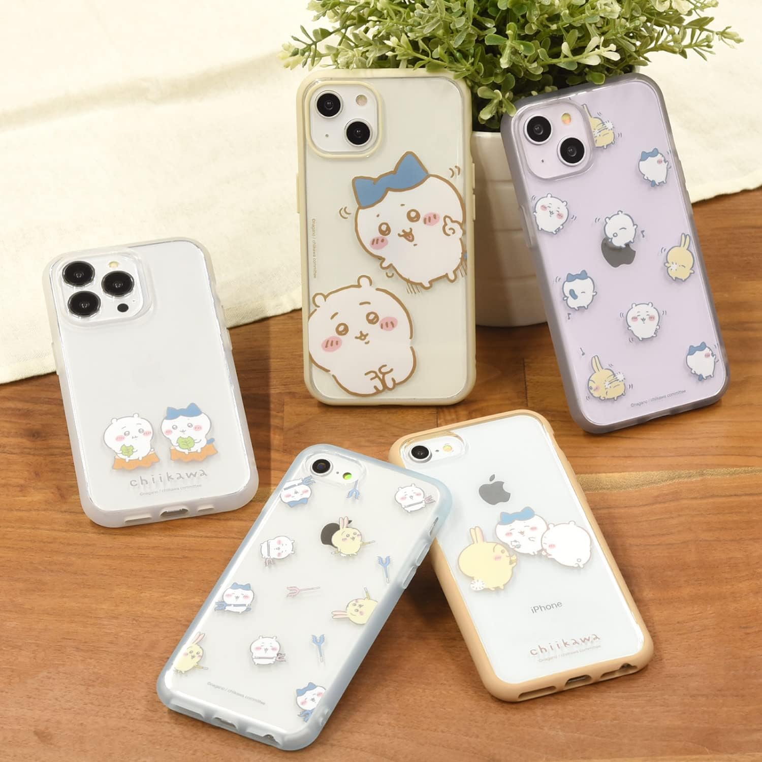 Gourmandise CK-14A Chiikawa IIIIfit Clear Case for iPhone 14 Pro / 13 Pro (6.1 inch)