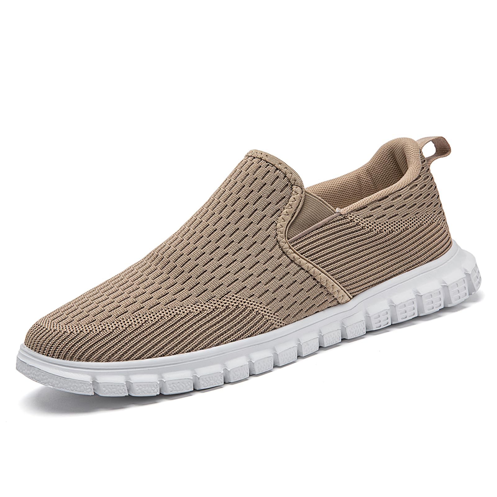 VLHGCG Herren Sneaker Slip-On - Atmungsaktive Leichtgewicht Freizeitschuhe mit Antirutschsohle, Bürotaugliche & Reisefreundliche Herren Sommerschuhe Bequem