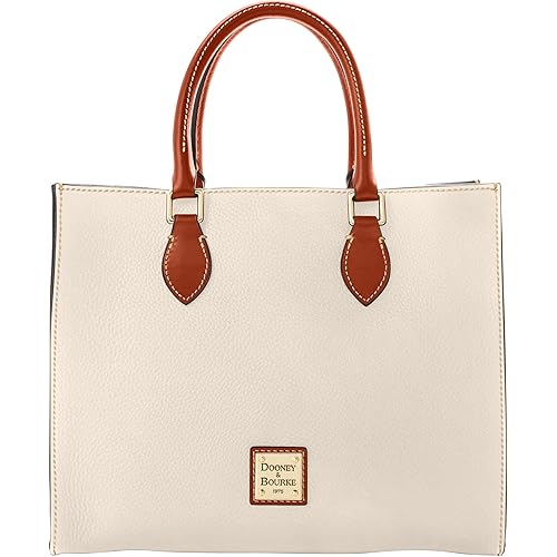 Dooney & Bourke Women's Janine Satchel in Pebble Grain Leather, Large Handbag with Adjustable & Detachable Shoulder Strap